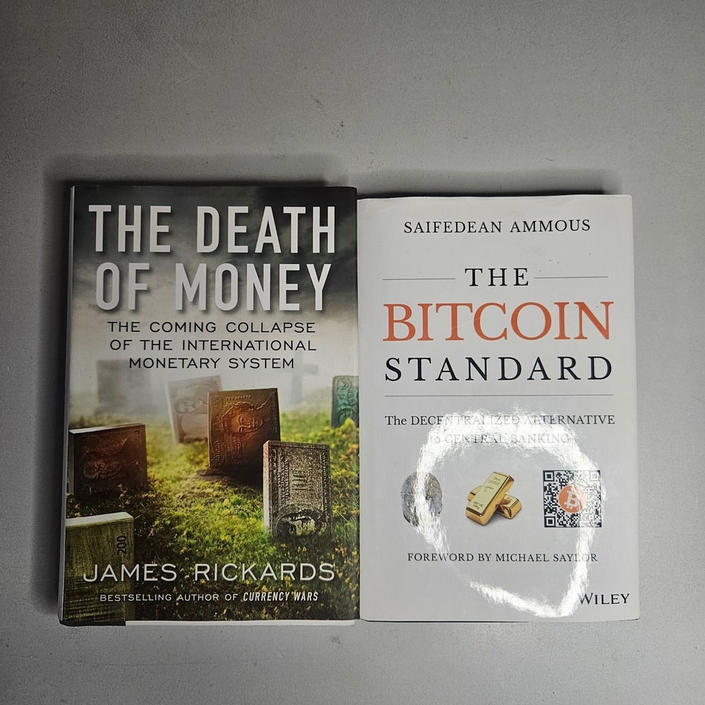 The Bitcoin Standard & The Death of Money‎ Economics Finance 2 Book Lot